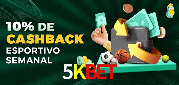 10% de bônus de cashback na 5KBET